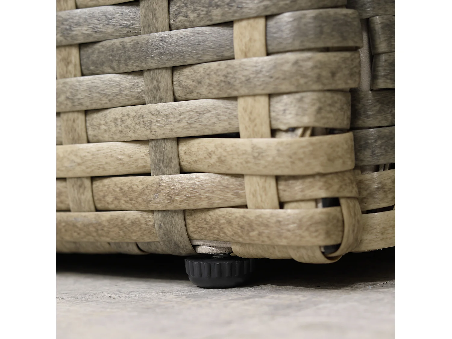 Mobili da giardino 6 pezzi in rattan divani poltrone tavolini