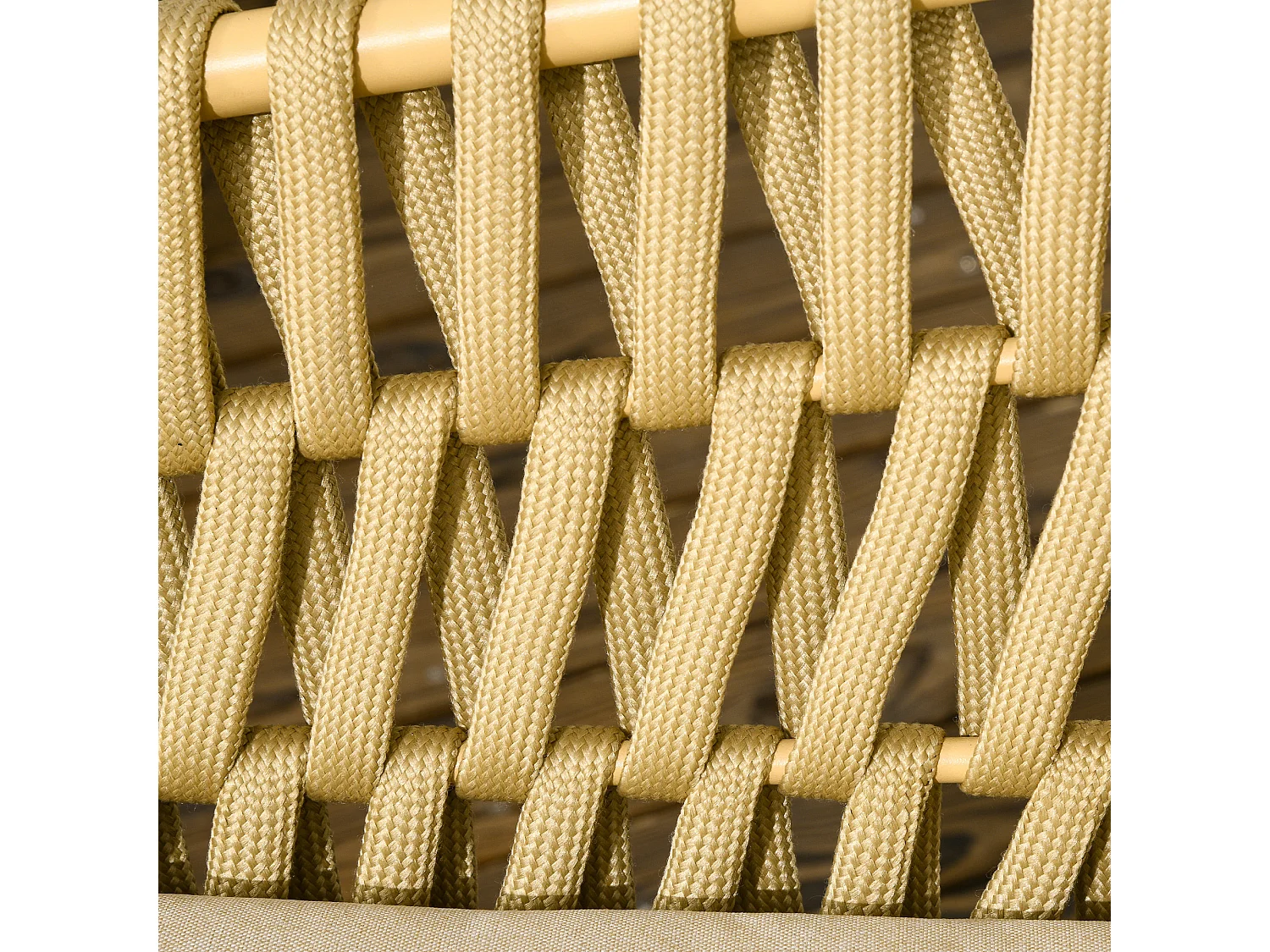 Salotto da giardino con divano 2 posti e 2 poltrone e tavolino