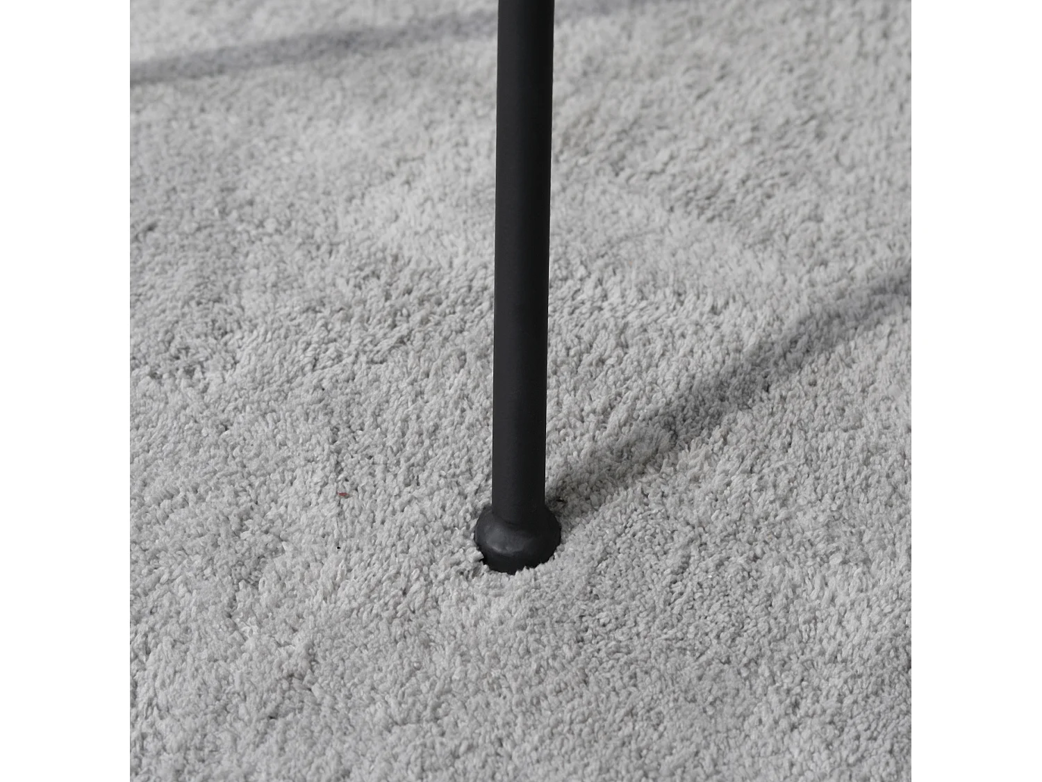 Tavolino da giardino rotondo in metallo e ceramica blu