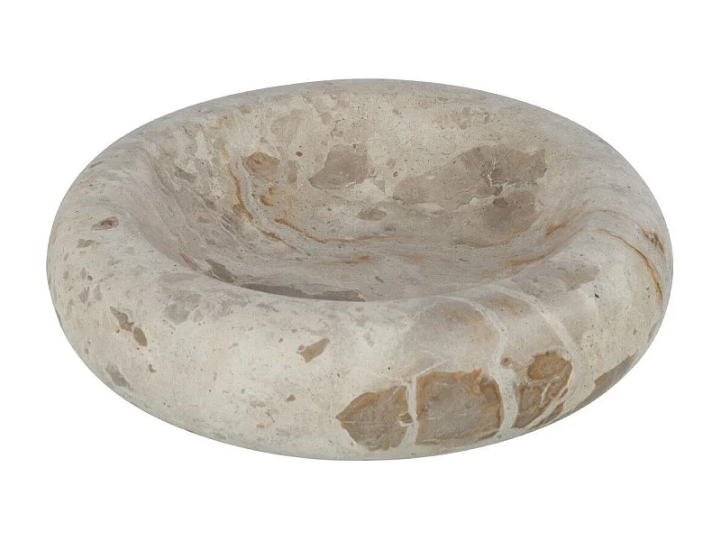 Vide-Poche en Marbre "Bali" 25cm Beige