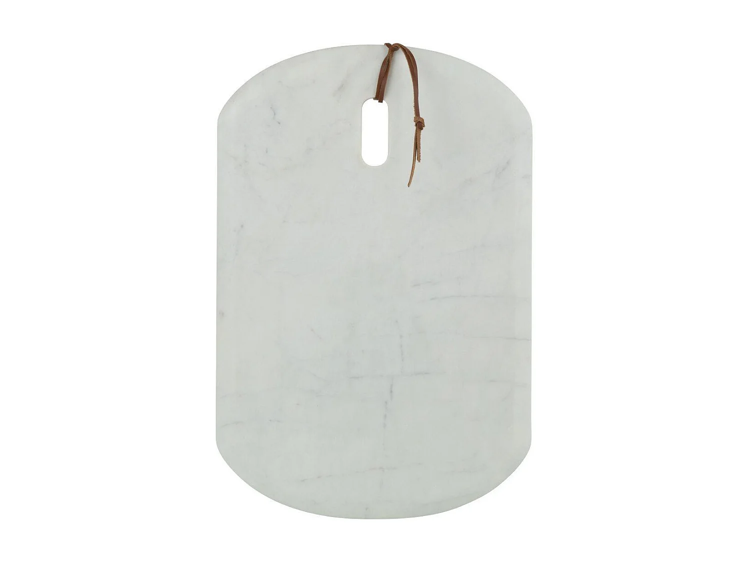 Planche à Découper en Marbre "Puglia" 45cm Blanc