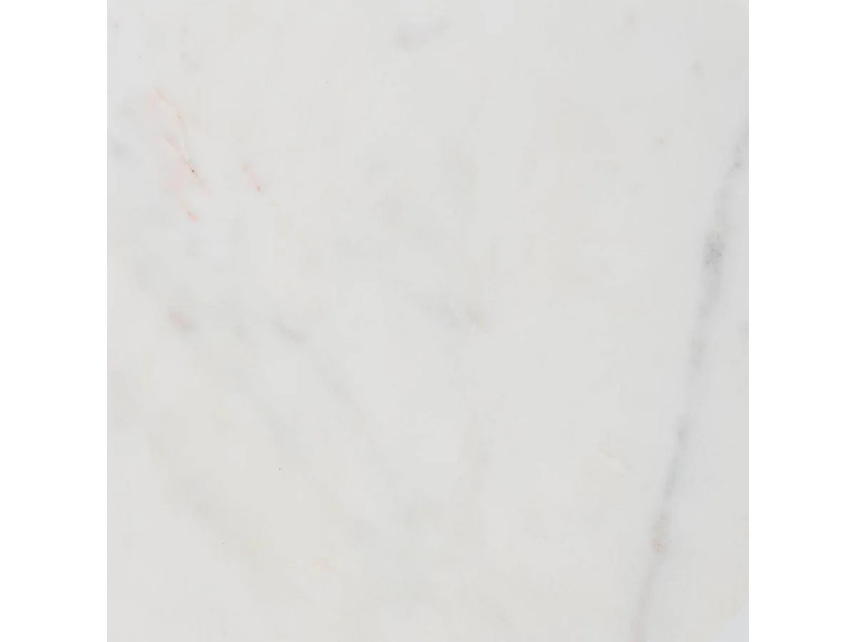 Présentoir à Gâteaux sur Pied "Marbre" 25cm Blanc