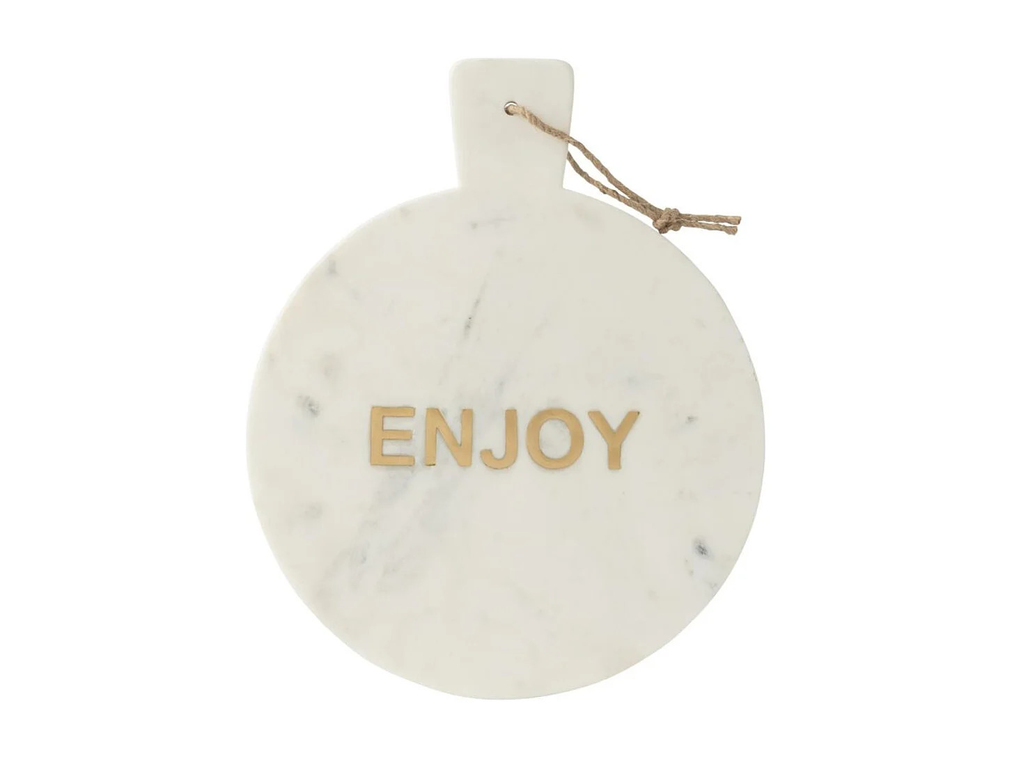 Planche de Présentation en Marbre Enjoy "Marci" 38cm Blanc
