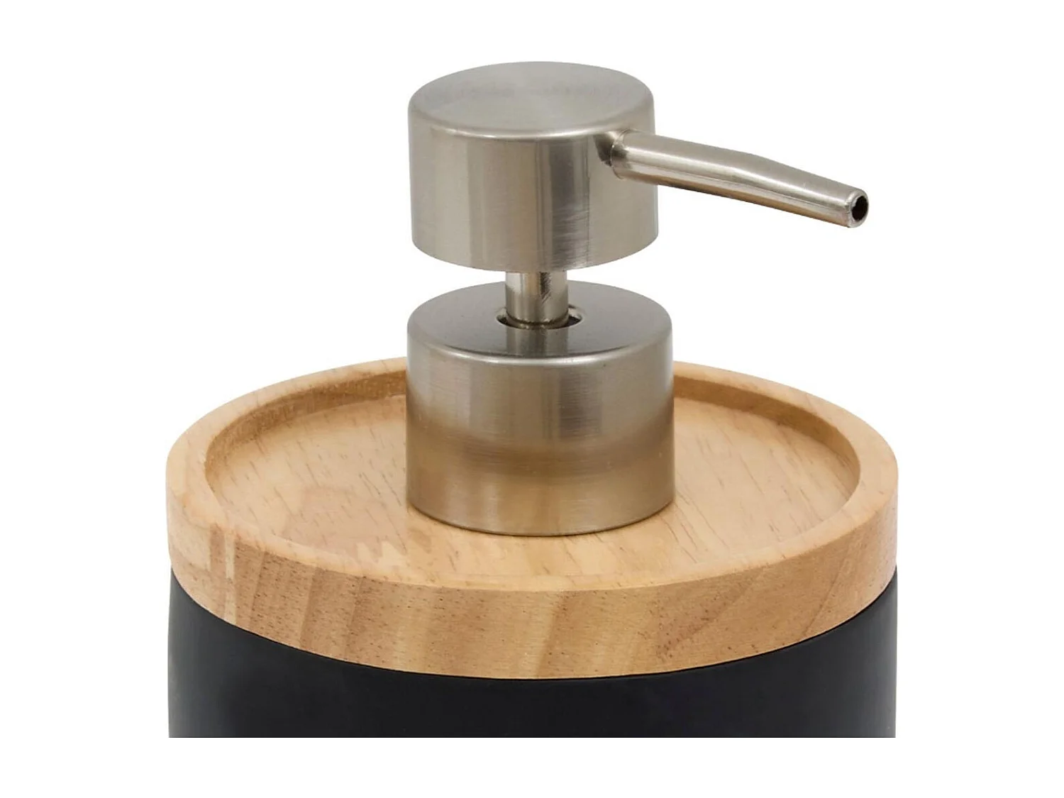 Distributeur de Savon Effet Marbre "Lea" 842ml Noir