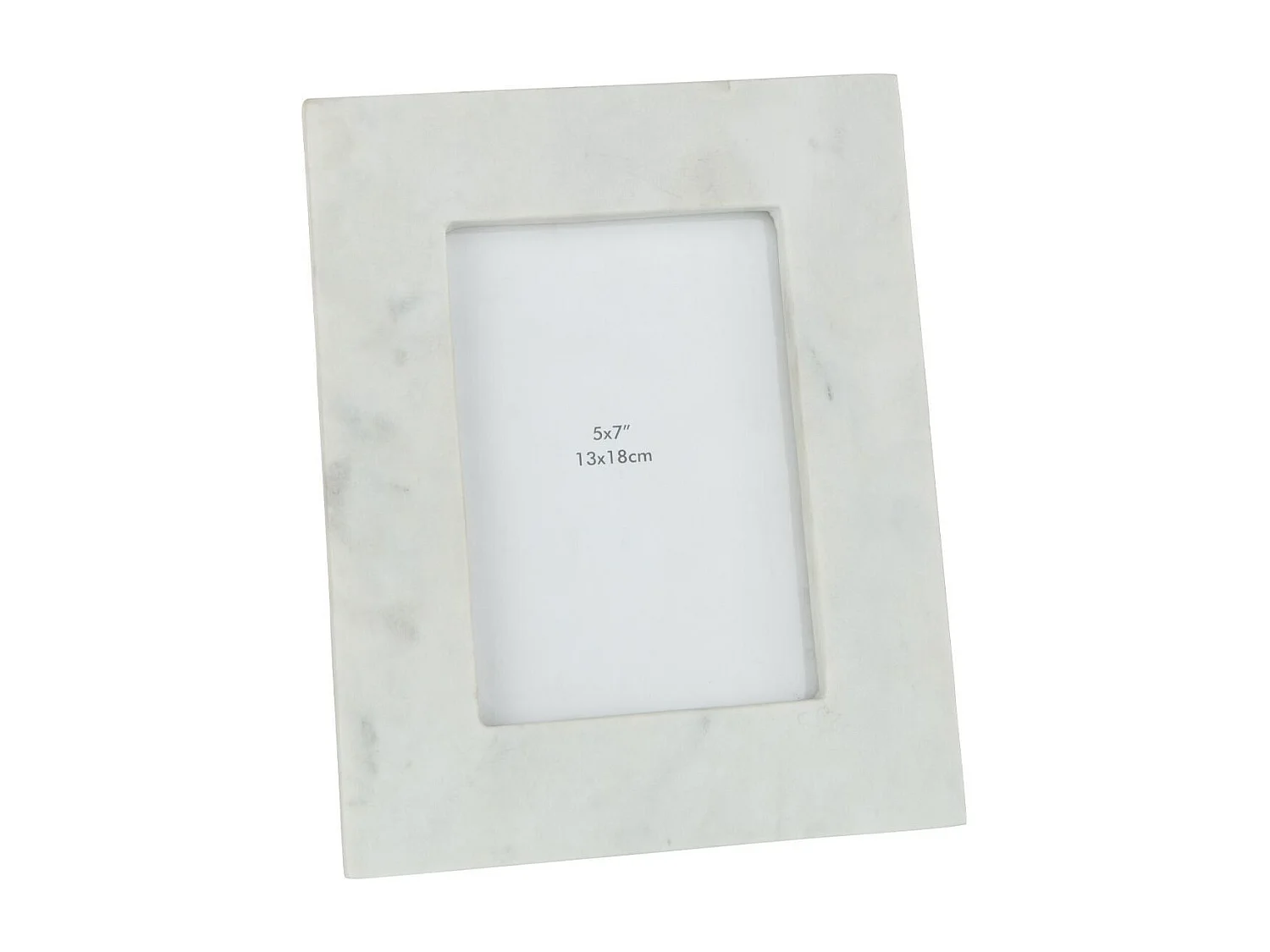 Cadre Photo Déco "Marbre" 13x18cm Blanc