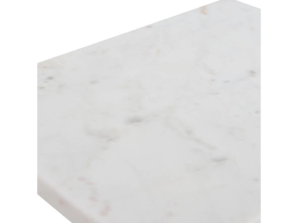 Planche de Présentation en Marbre "Morris" 36cm Blanc
