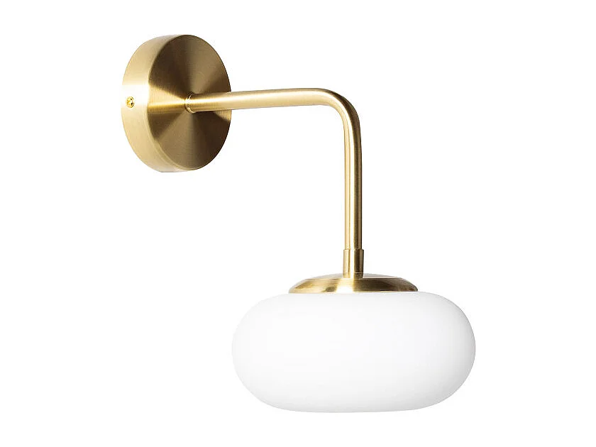 Kriss - Applique murale en verre et métal - Laiton