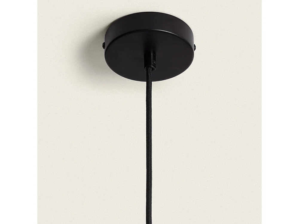 Vind - Suspension ronde en verre ø30cm - Blanc