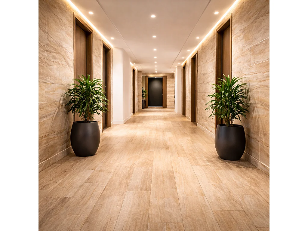 Revêtement mural effet pierre minérale PROTOCOLE HOME 120x50 cm - pack 8 plaques