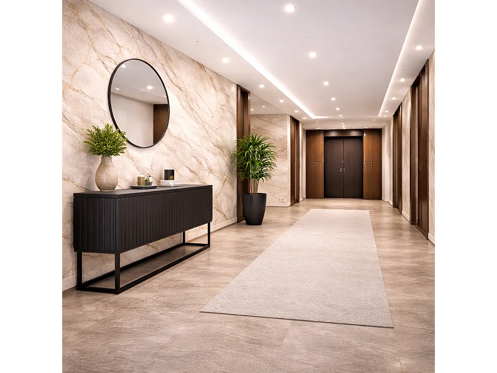 Revêtement mural effet pierre minérale PROTOCOLE HOME 120x50 cm - pack 8 plaques