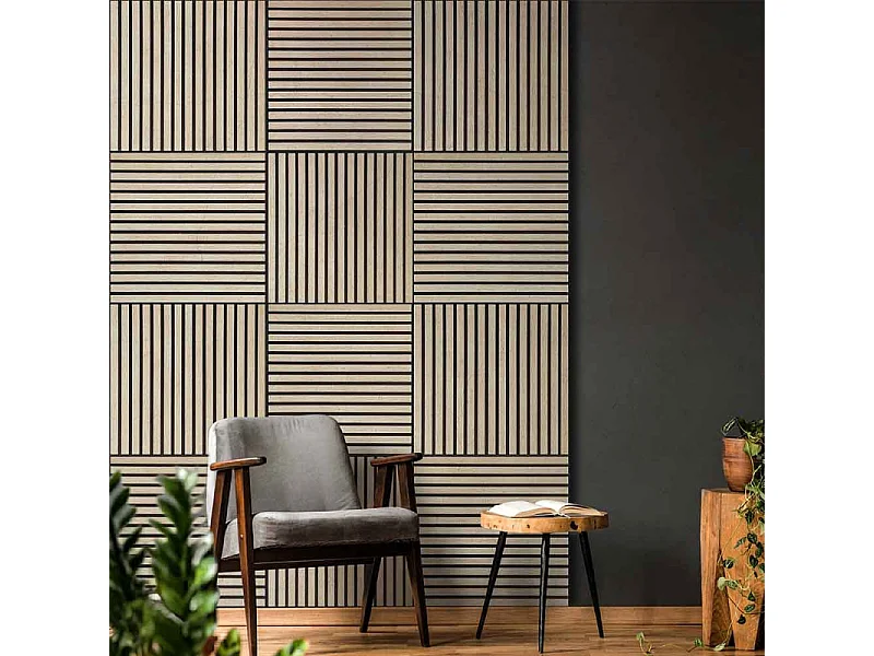 Panneau acoustique scandinave Protocole Home 60 x 60 cm