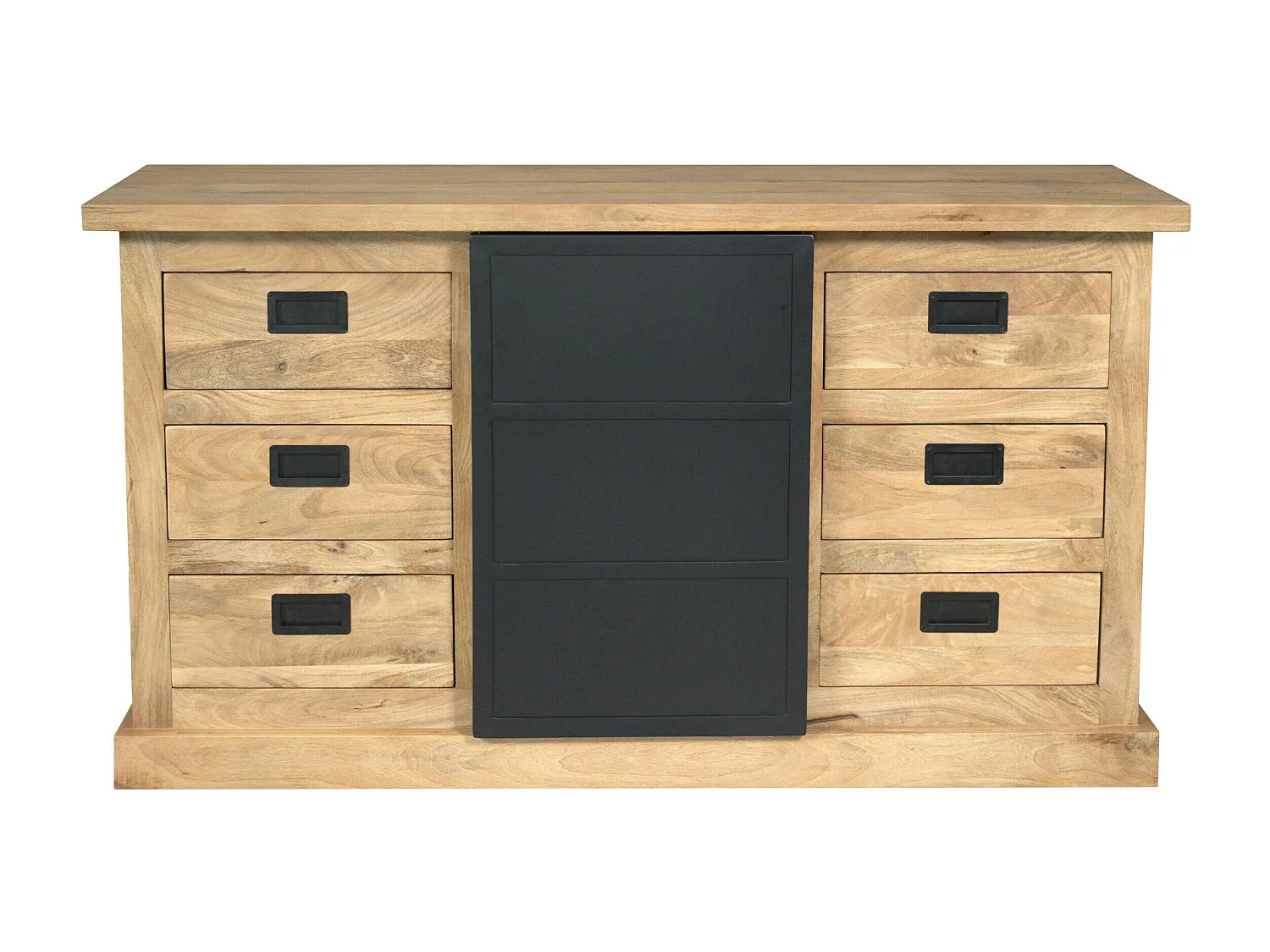 Buffet industriel moderne à porte coulissante 160 cm CEYLAN
