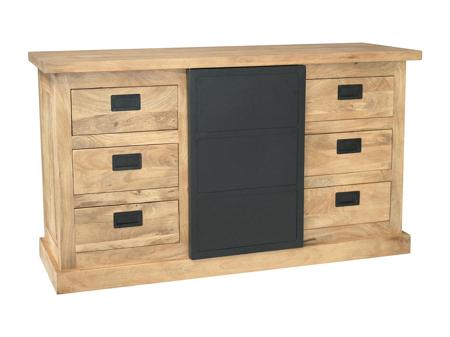 Buffet industriel moderne à porte coulissante 160 cm CEYLAN