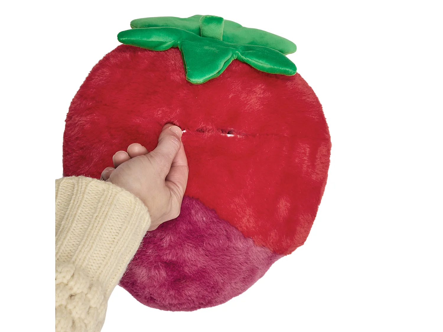 Peluche - THE CONCEPT FACTORY - Fraise Kawaii - Rouge