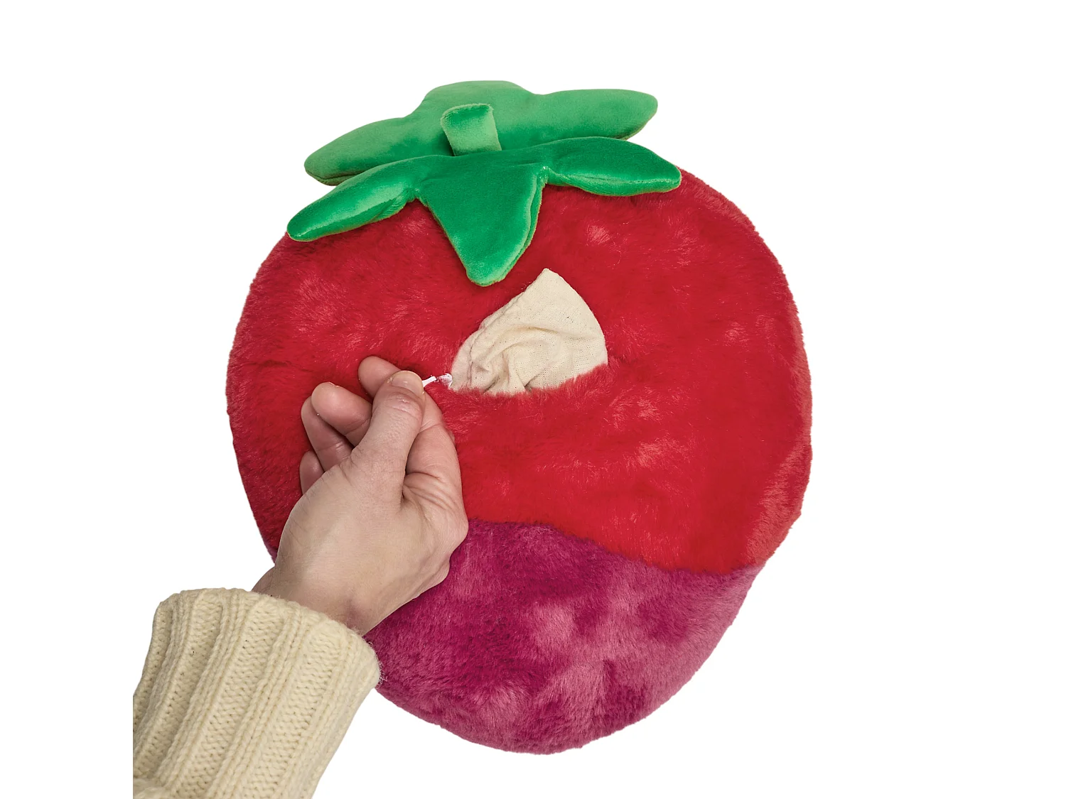 Peluche - THE CONCEPT FACTORY - Fraise Kawaii - Rouge