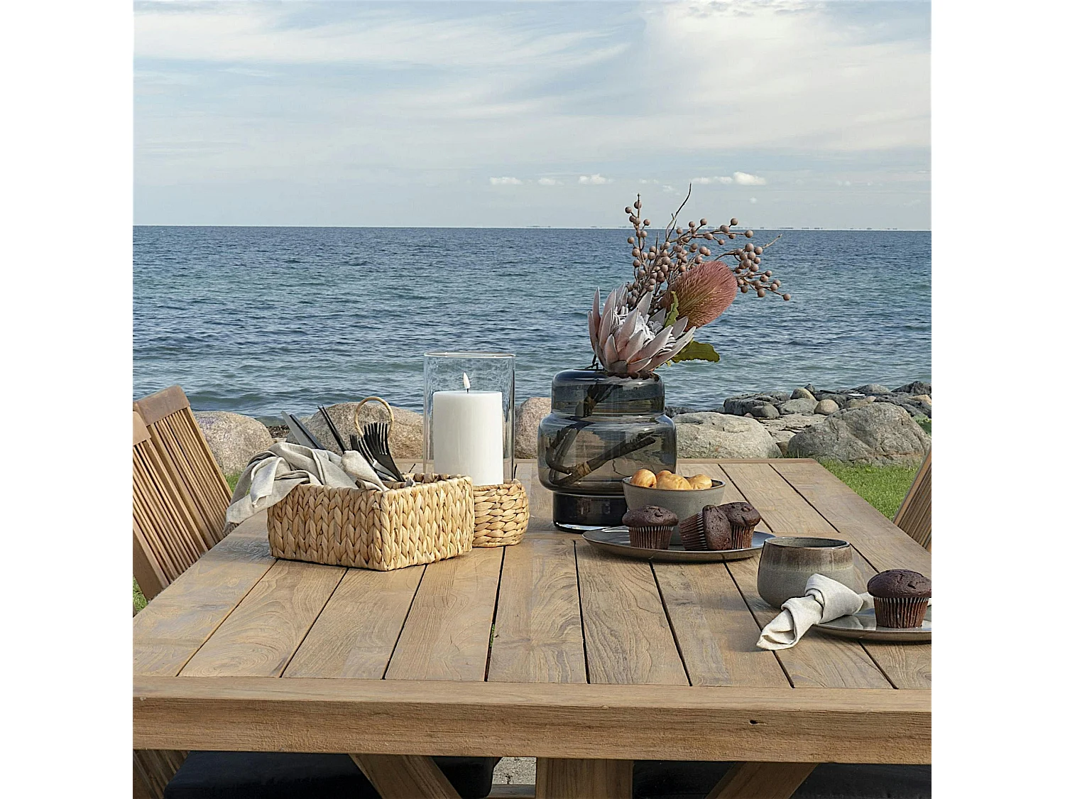 Range-couverts en jacynthe d'eau