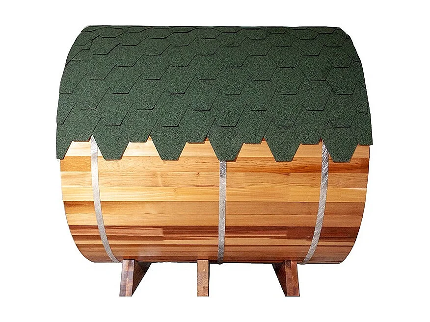 Sauna extérieur en Cèdre rouge Boreal® TRC - Tonneau Barrel 180 * 180