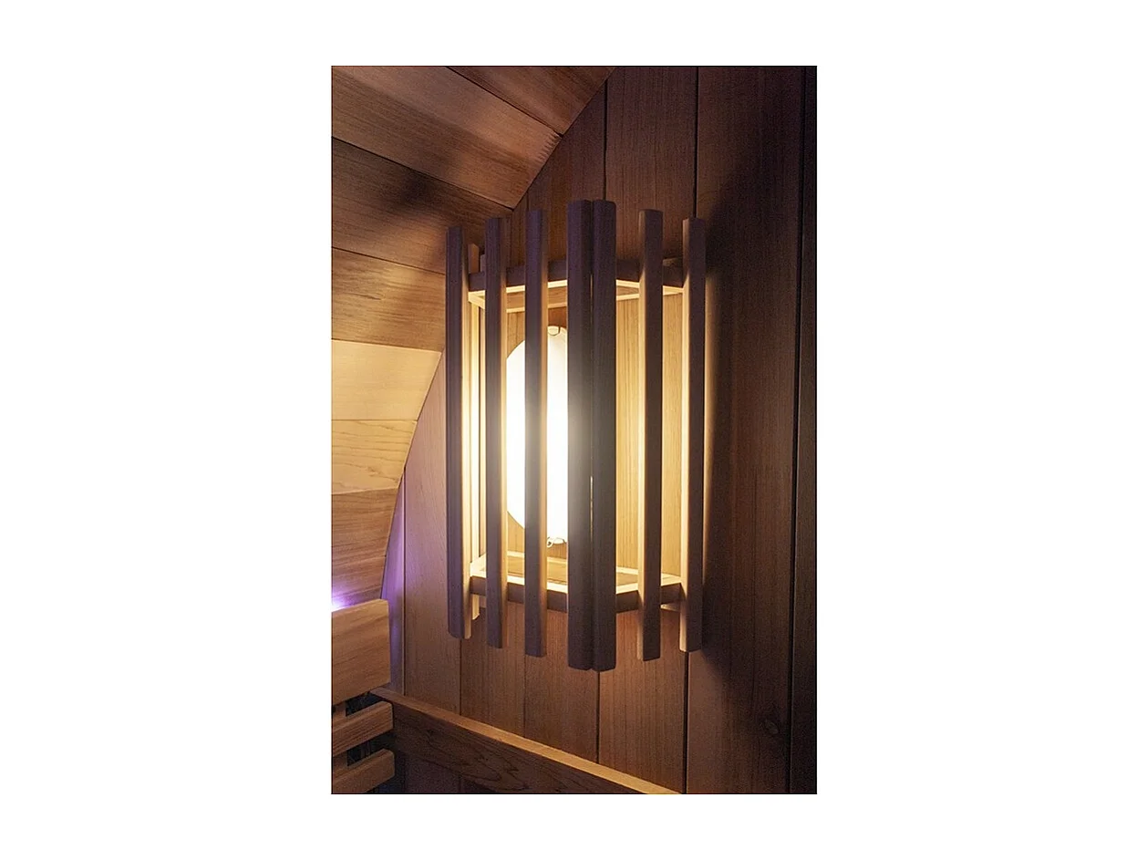 Sauna extérieur en Cèdre rouge Boreal® TRC - Tonneau Barrel 180 * 180