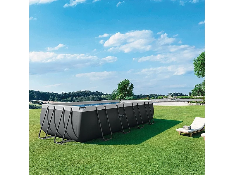 Piscine tubulaire rectangulaire Intex Ultra XTR 5,49 x 2,74 x 1,32 m