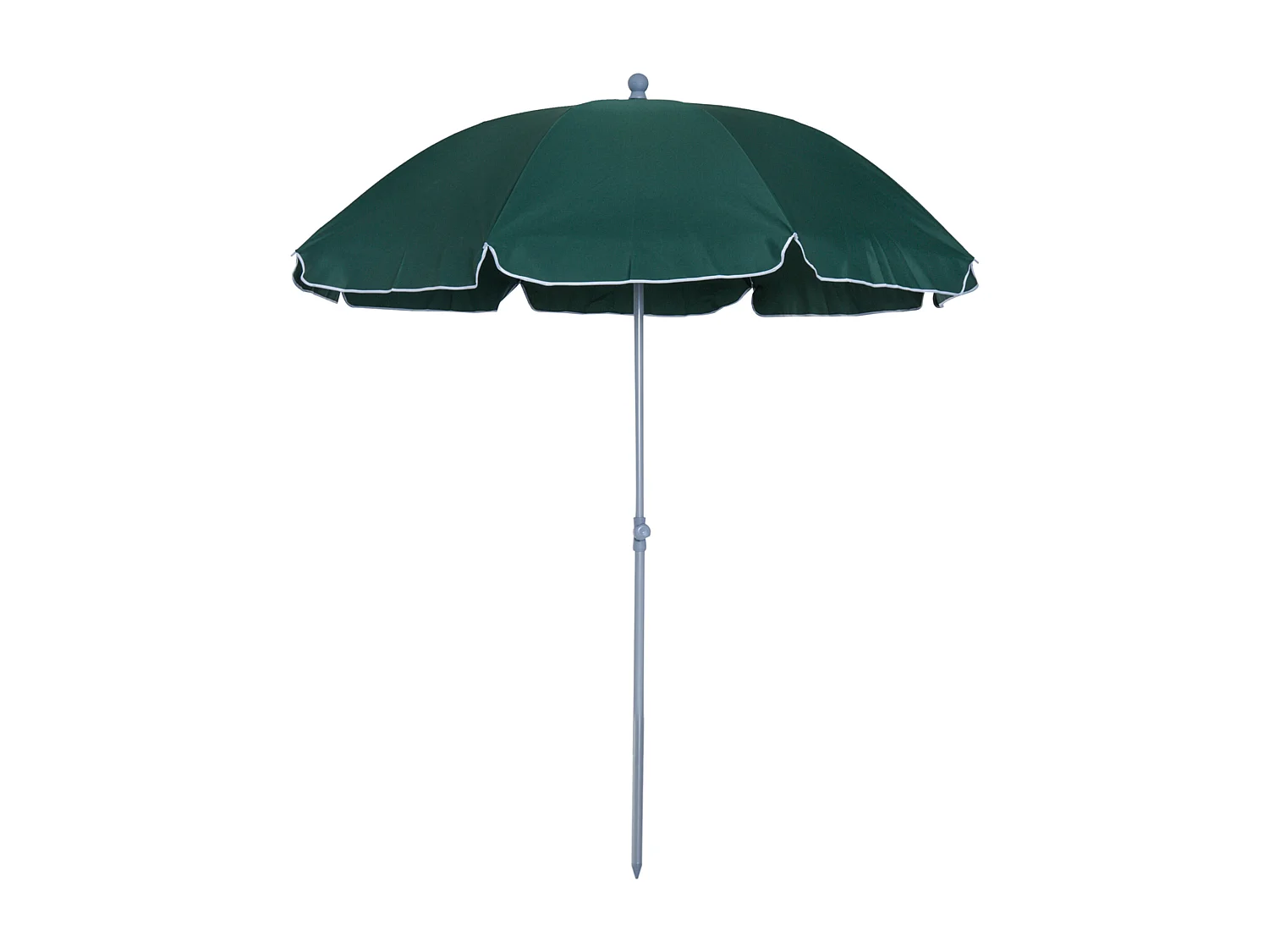 Ombrellone da esterni 2x2.3 m con tettuccio inclinabile verde