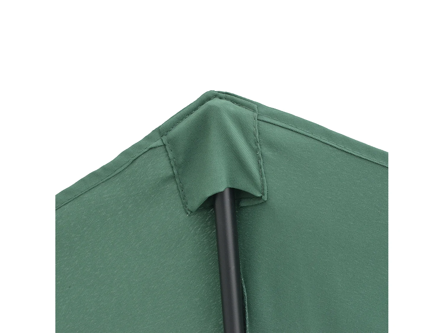 Ombrellone semicircolare con apertura a manovella 2.7x2.4 m