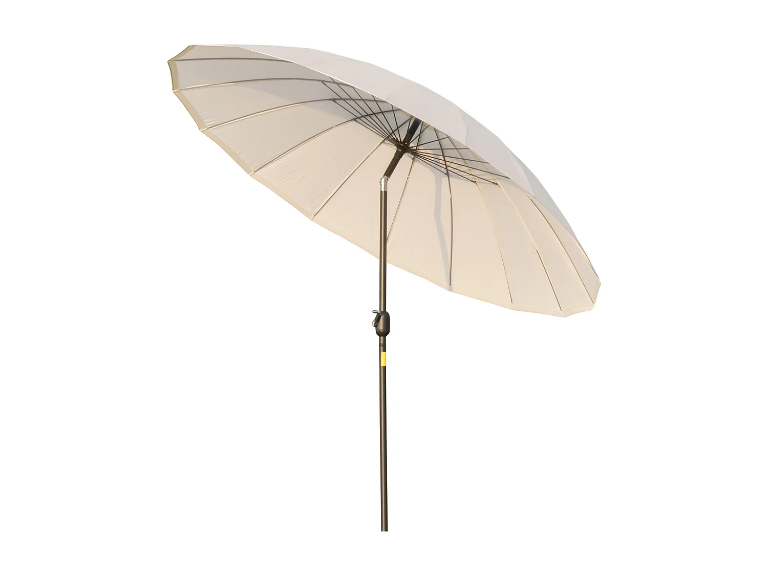 Ombrellone da giardino inclinabile e con manovella 2.5x2.5 m