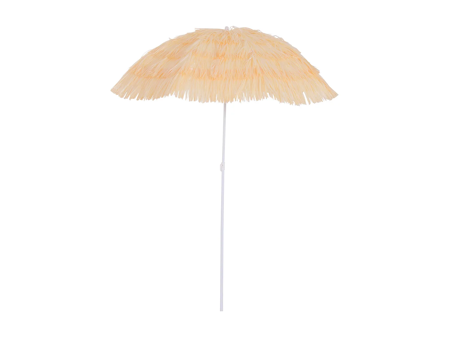 Ombrellone da spiaggia e giardino 1.6x2 m beige a 8 stecche