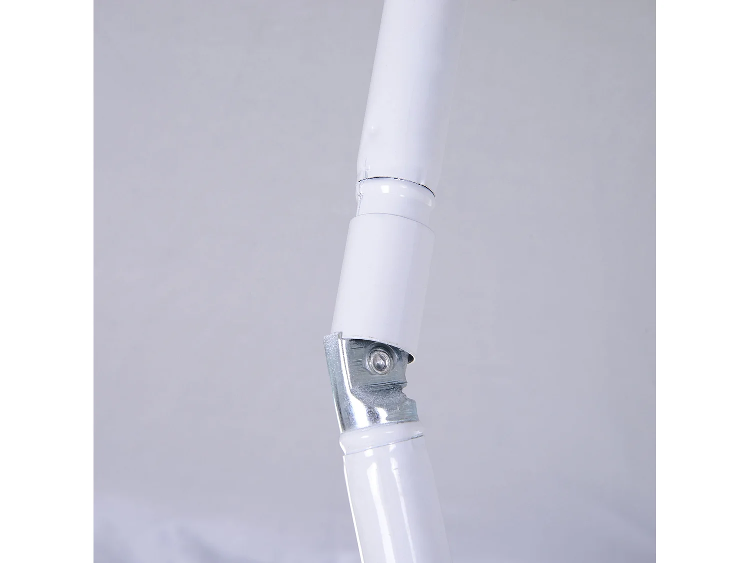 Ombrellone da spiaggia inclinabile 3 pezzi con fodera riflettente blu