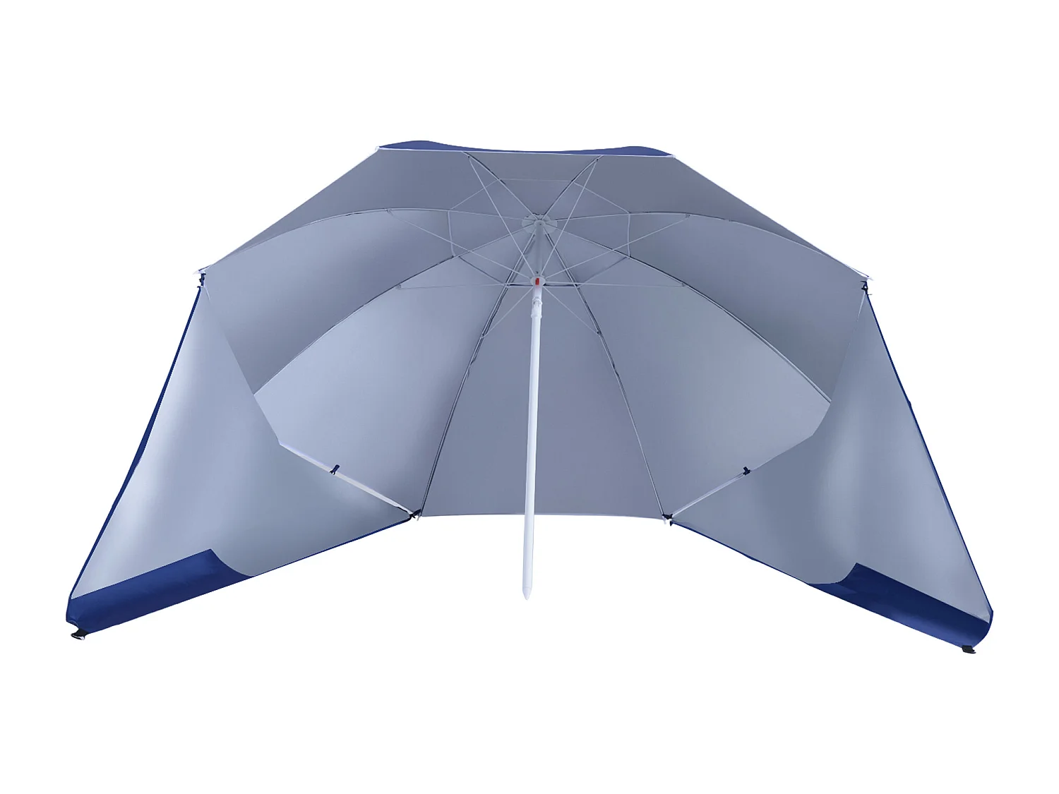 Ombrellone da giardino tenda parasole 2x2.1 m blu