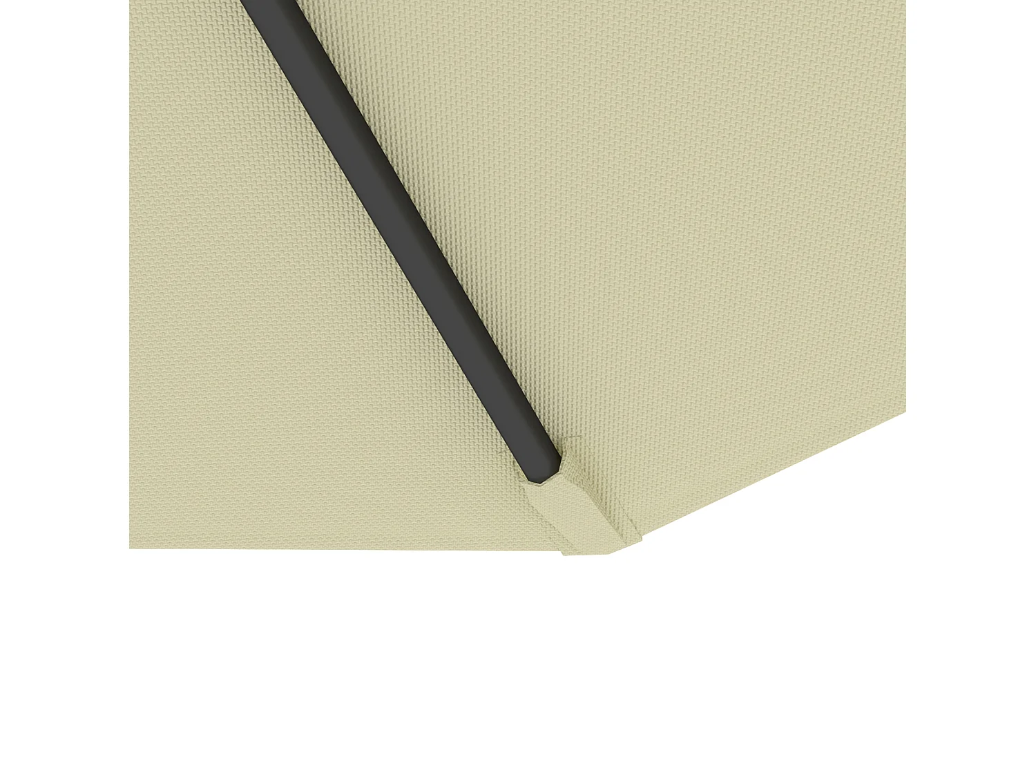 Ombrellone da giardino 3x2.5 m a braccio inclinabile beige