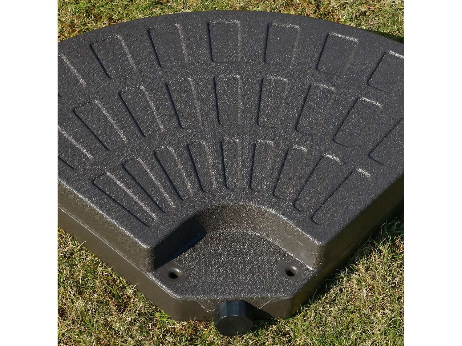 Set basamento ombrellone decentrato da giardino con base a croce