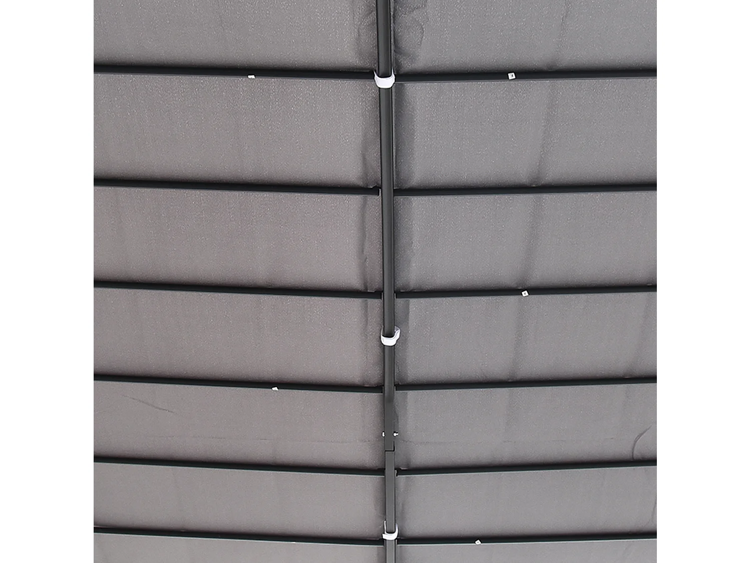 Gazebo pergola 3x3m giardino o terrazzo con tenda grigia