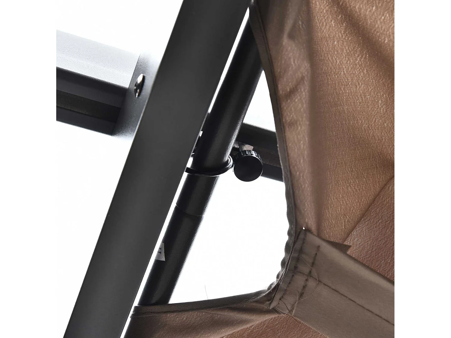 Pergola gazebo 3x3m con tetto retrattile anti uv in alluminio grigio