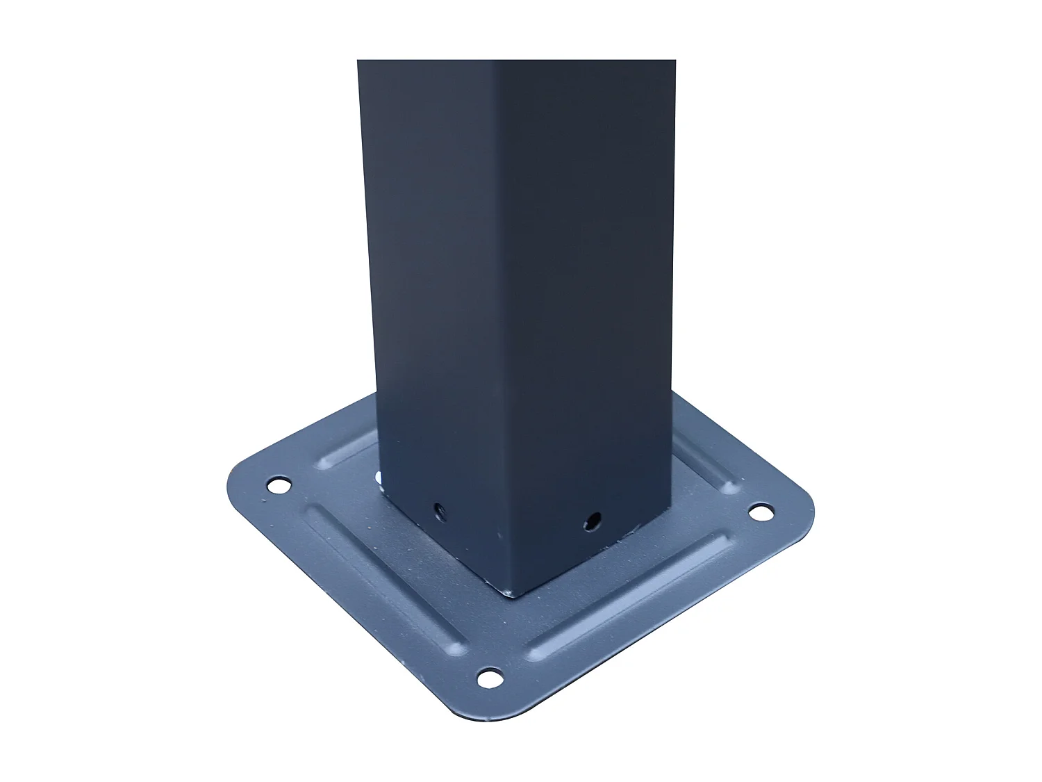 Pergola da giardino 3x3m decorabile con rampicanti nero