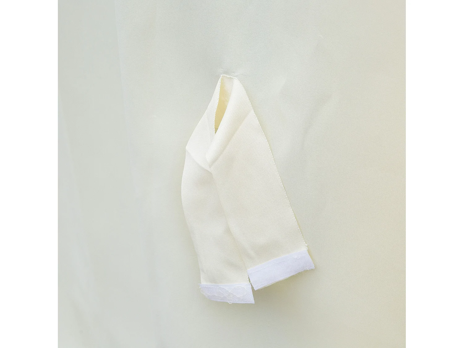 Gazebo da giardino 4x3 m con zanzariera e tende anti uv crema