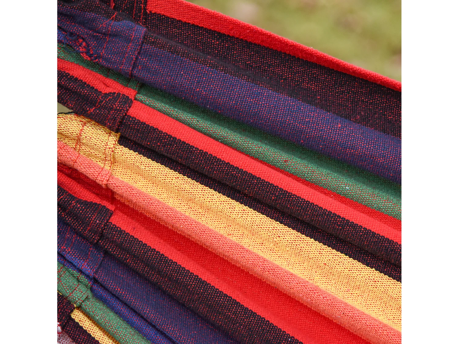 Amaca da giardino large in cotone e poliestere multicolore