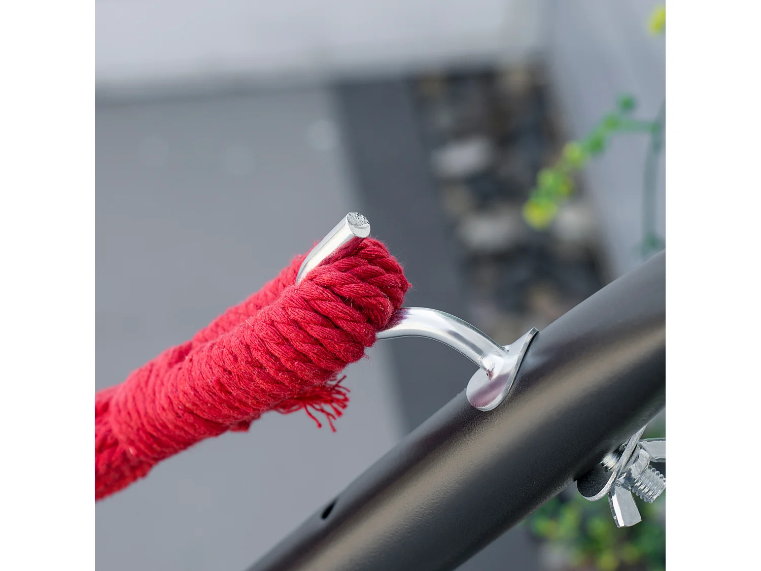 Amaca Da Giardino Autoportante Con Struttura In Acciaio E Cotone Multicolor Custodia Inclusa