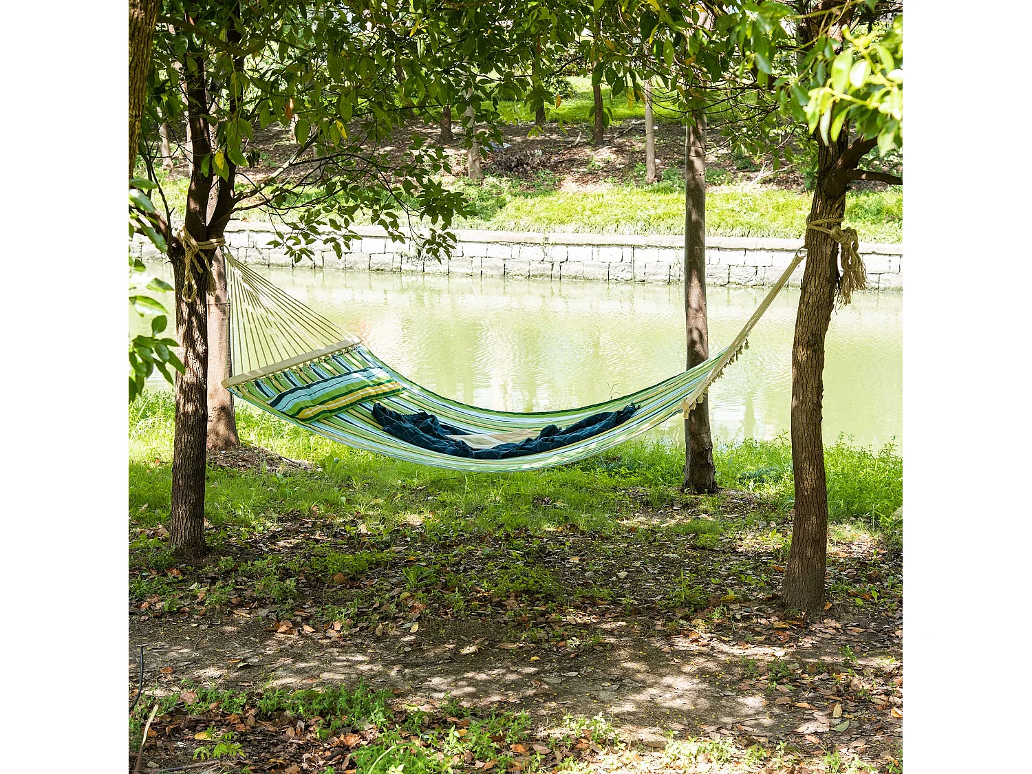 Amaca da 1-2 persone max 180kg interni ed esterni 400x140cm