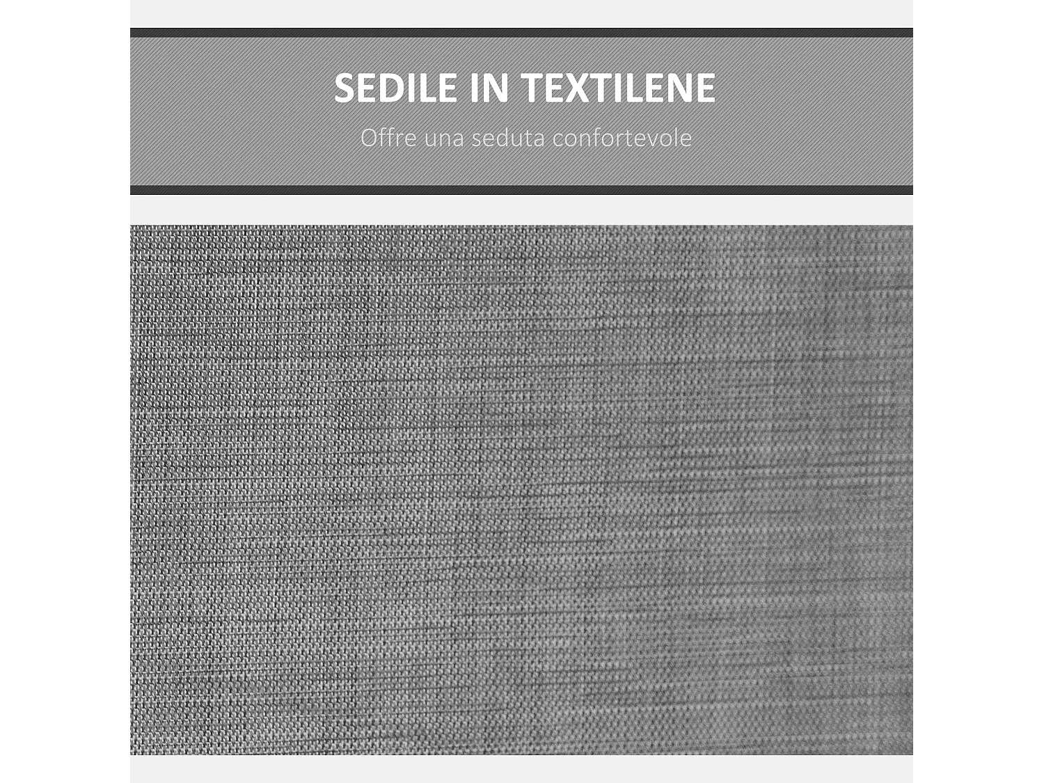 Dondolo 3 Posti da Giardino con Tettuccio Regolabile e Tasche Portaoggetti