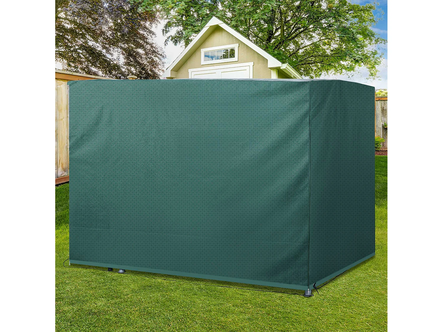 Copertura Impermeabile per Dondolo da Giardino Anti UV Anti Muffa in PE con Fissaggio