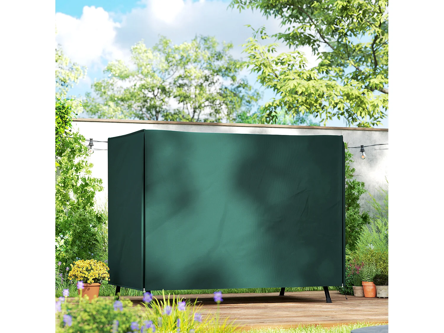 Telo Copertura Impermeabile per Dondolo Antivento Antigraffio in Oxford con Rivestimento PVC