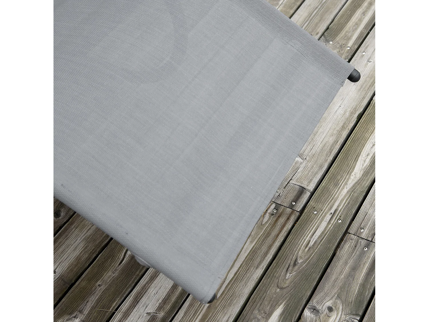 Sdraio a dondolo zero gravity ergonomica metallo e texteline