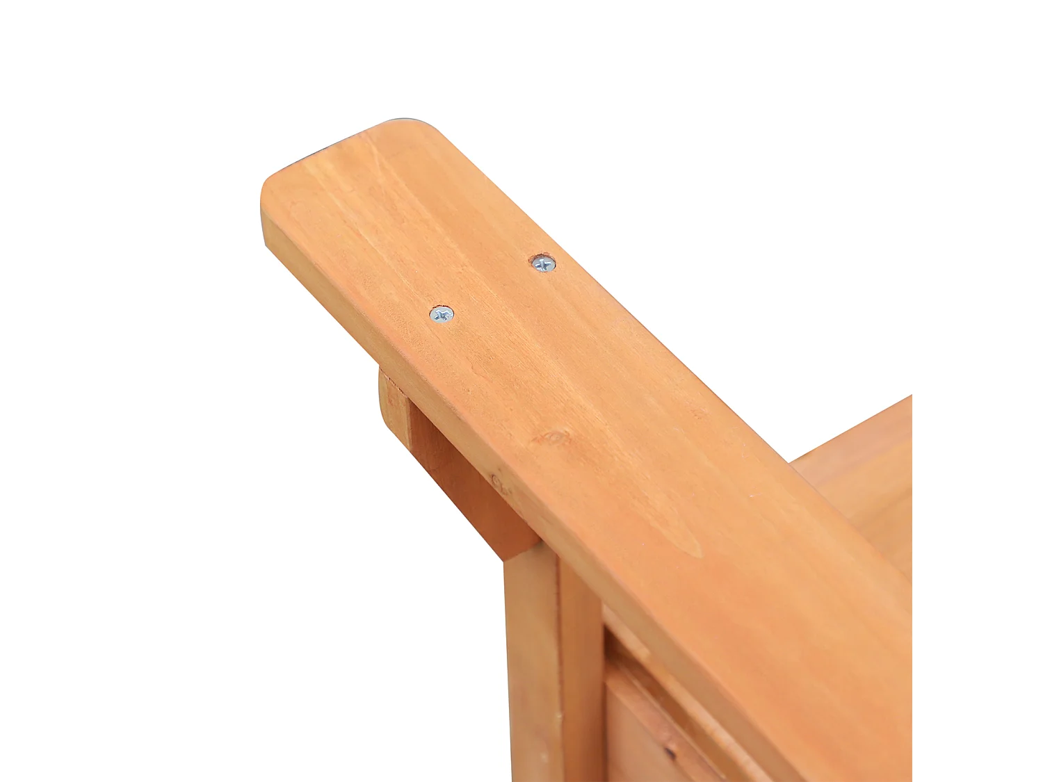 Panchina da giardino 2 posti con vano contenitore in legno di abete