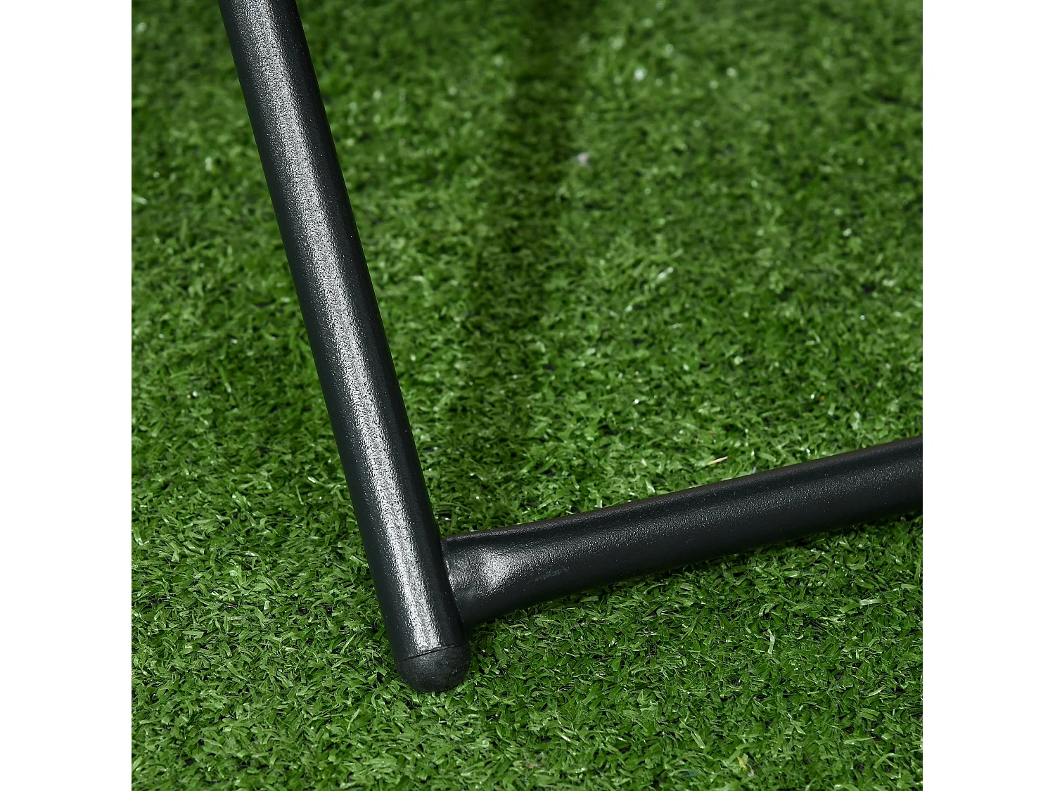 Tavolino da giardino pieghevole in rattan PE 40x40x40cm colore vimini