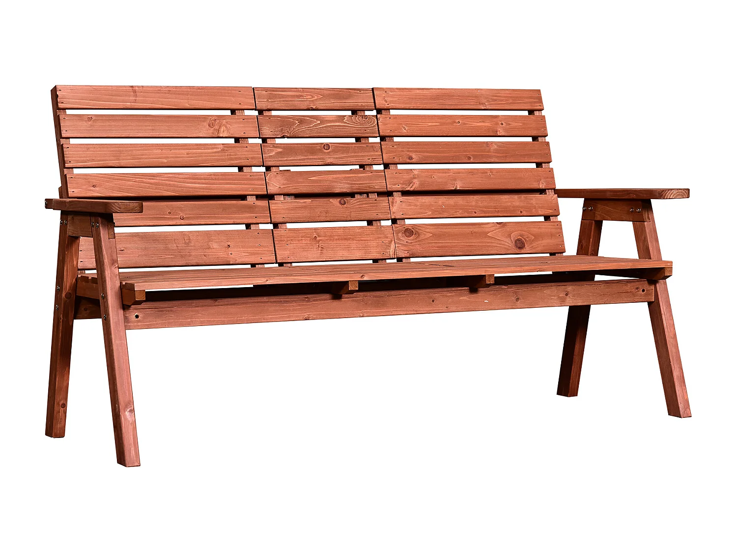 Panchina in Legno di Abete 2 3 Posti Convertibile con Tavolino Impermeabile