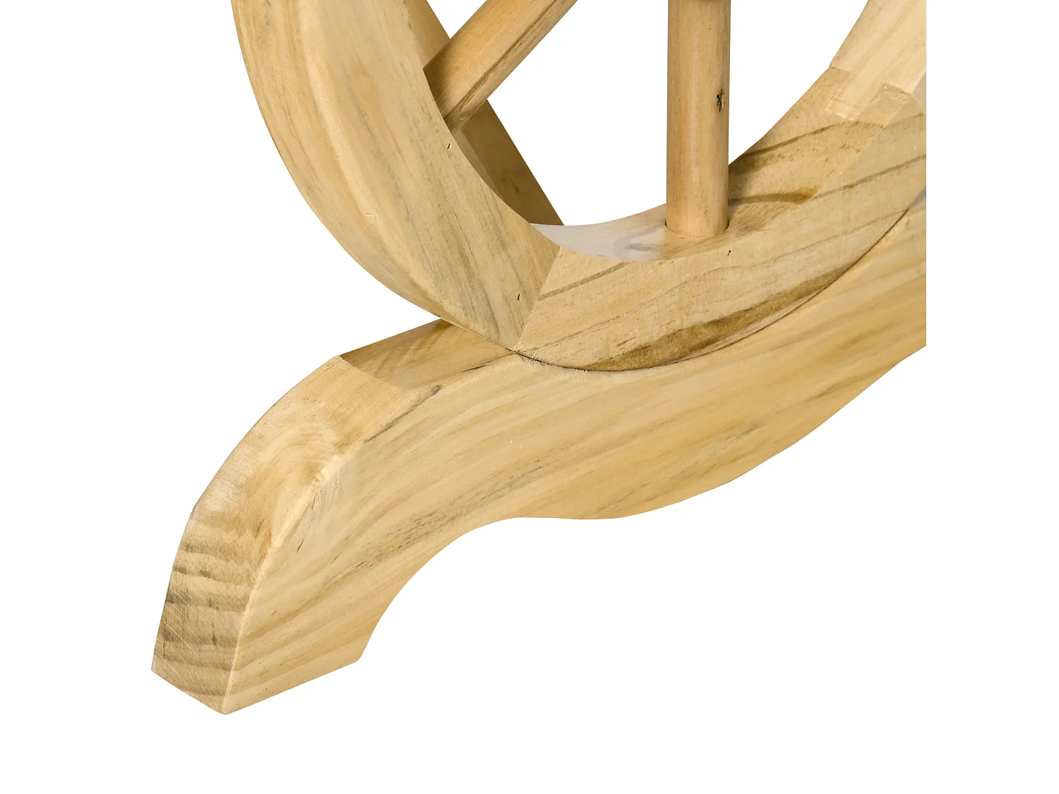 Panchina da giardino a 2 posti a doghe in legno di abete 98x50x39.5 cm