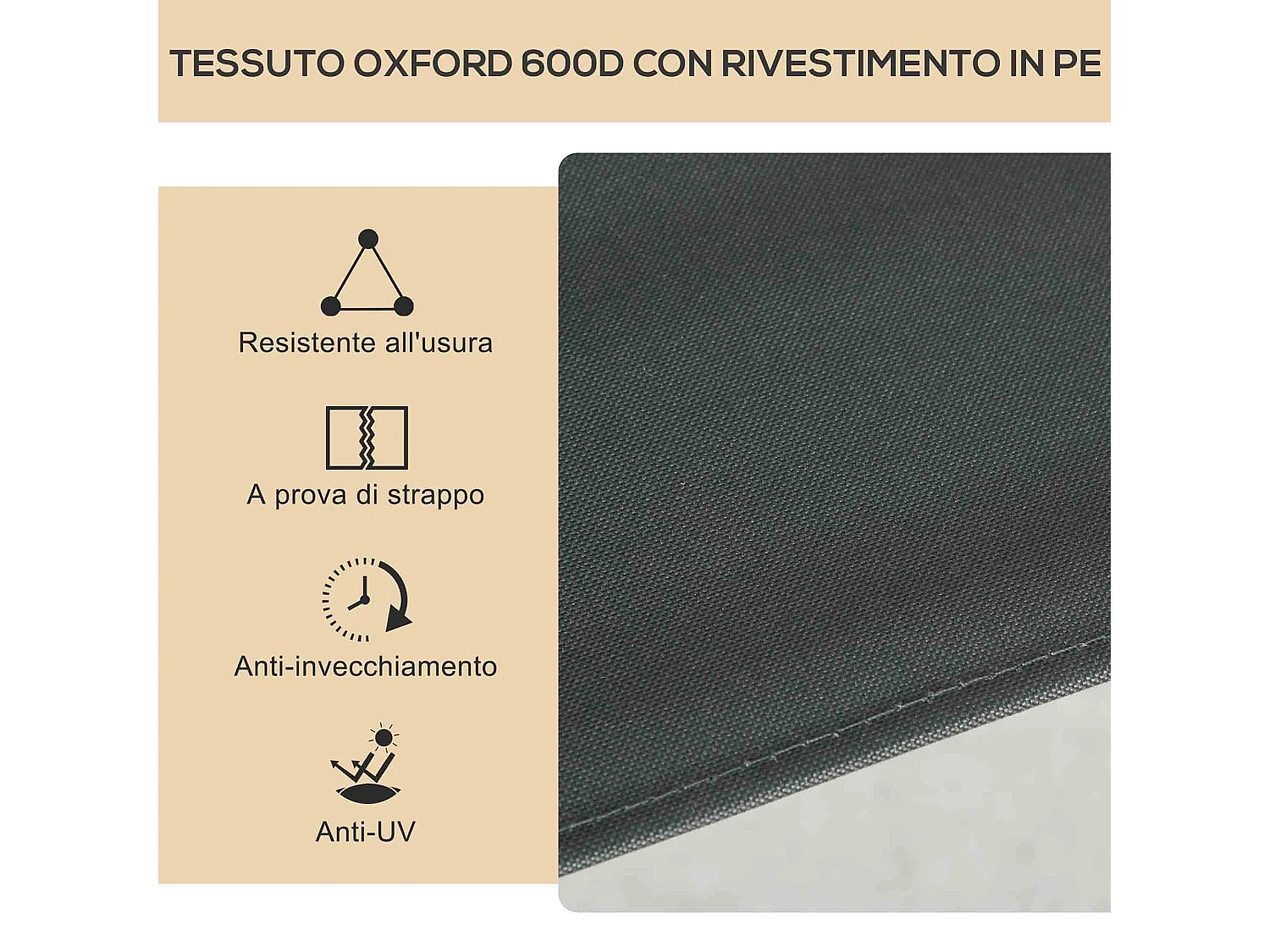 Set di 2 sedie da giardino pieghevoli con braccioli grigio