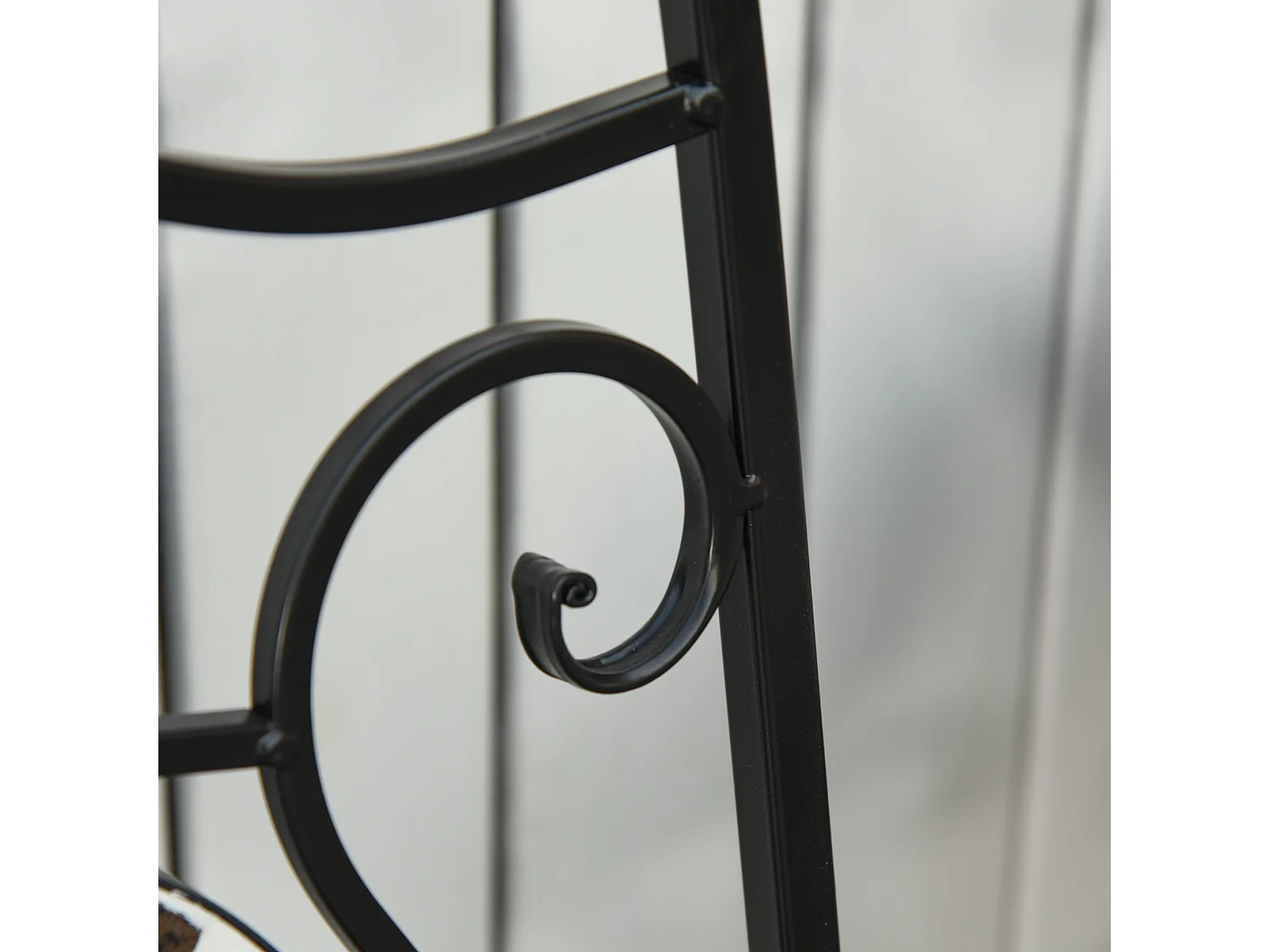 Mobili da giardino set 3 pezzi 2 sedie pieghevoli 1 tavolino