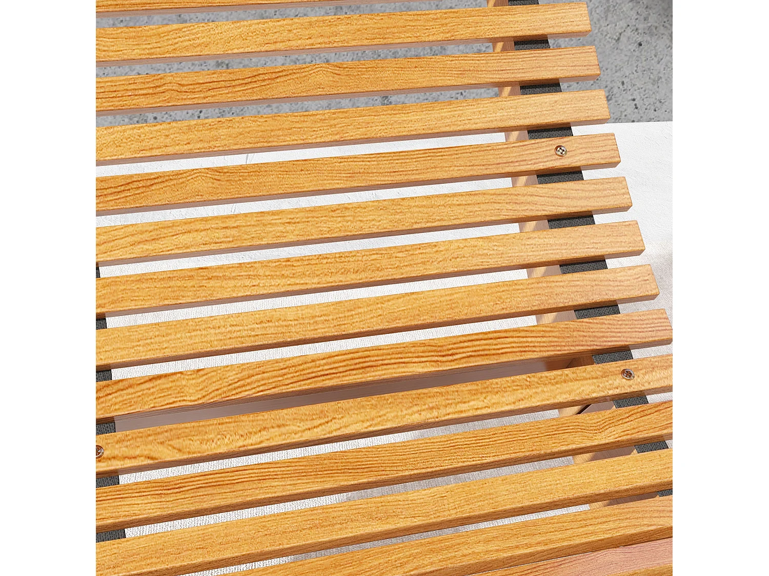 Sedia a dondolo da giardino a s in legno con seduta ergonomica