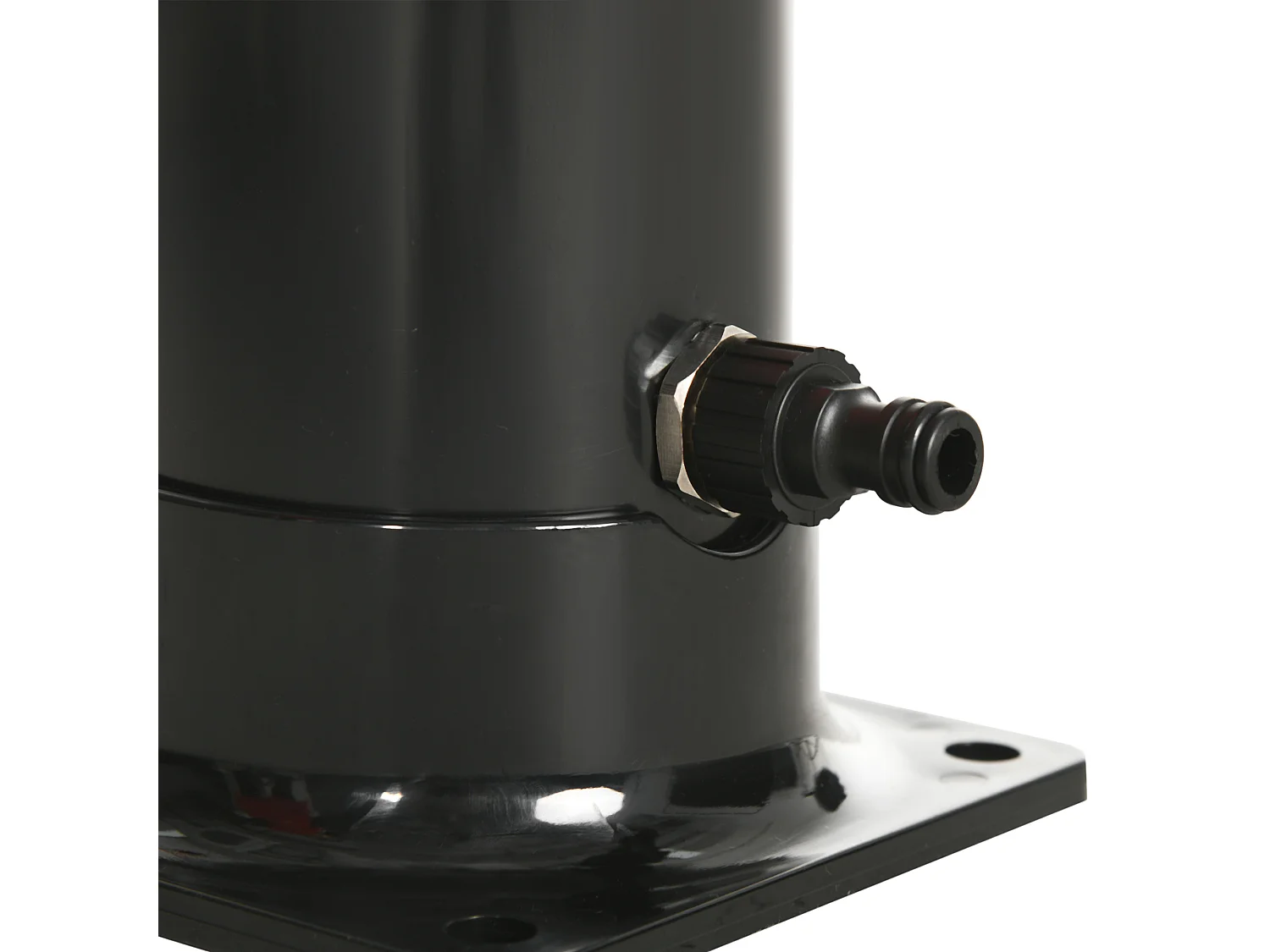 Doccia solare regolabile da 20L con rubinetto inferiore nero